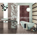 Brown Floor design mosaic for bathroom glass mosaic tiles SMH05